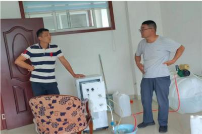 客戶參觀次氯酸發生器工廠