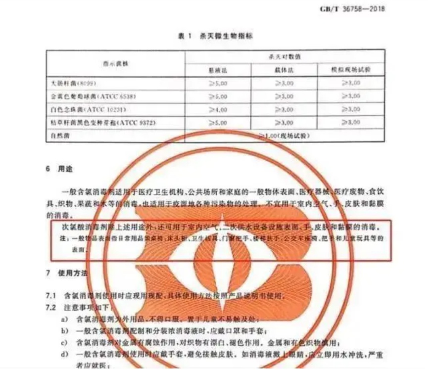 次氯酸發(fā)生器國標(biāo)